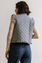 Betsy Gingham Vest - FINAL SALE