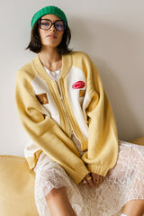Paula Oversized Jacket in Yellow - FINAL SALE