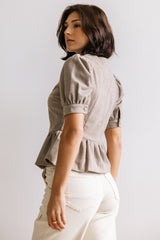 Tisha Peplum Blouse - FINAL SALE