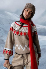Zayne Abstract Knit Sweater - FINAL SALE