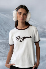 Bonjour Knit Top in Brown - FINAL SALE