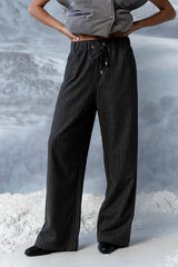 Joey Pinstripe Baggy Pants - FINAL SALE