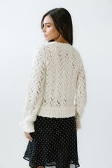 Joseph Knit Sweater in Ivory - FINAL SALE