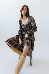 Harlow Plaid Maxi Dress - FINAL SALE