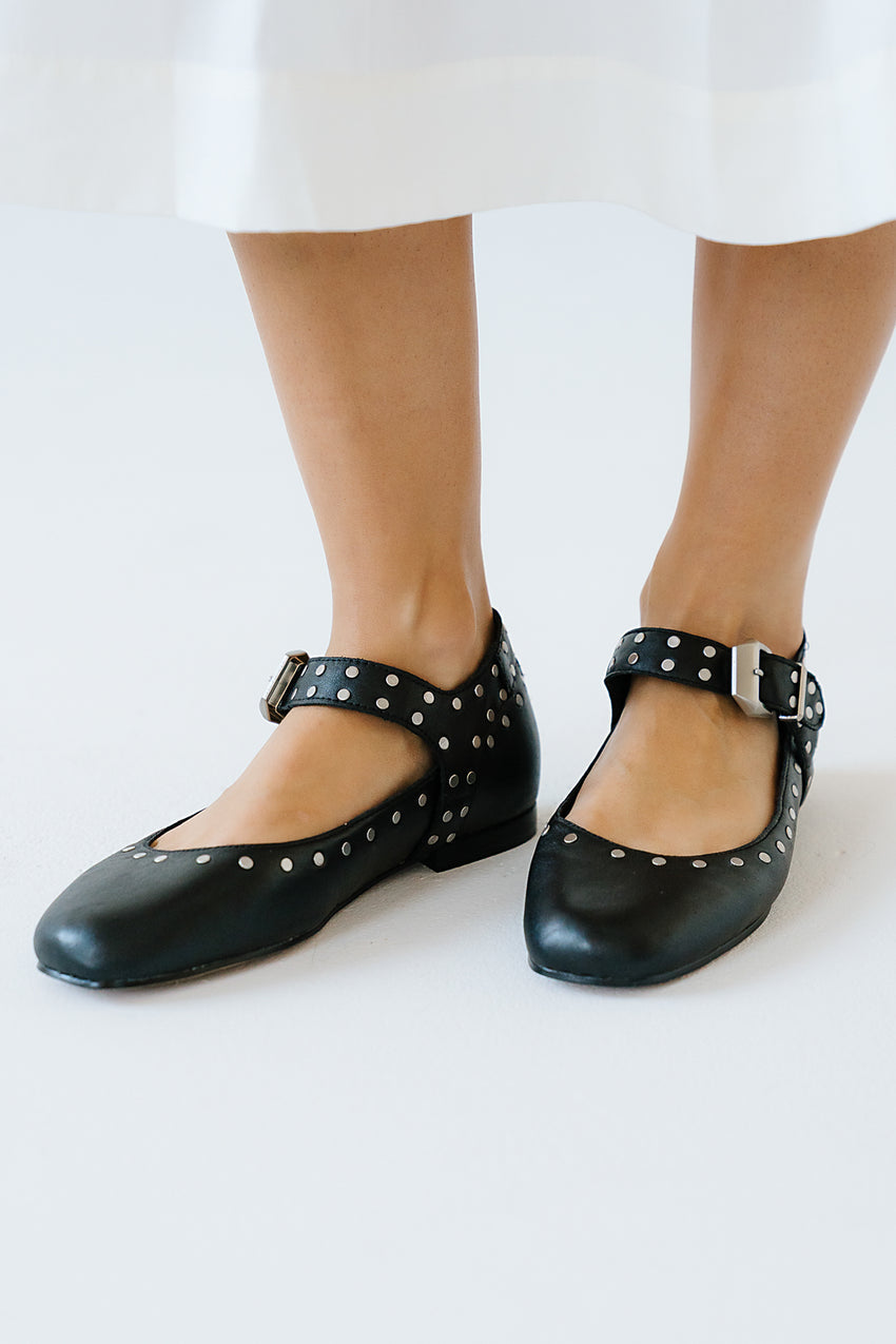 Elowyn Studded Flats - FINAL SALE