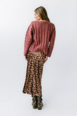 Zamara Ribbed Sweater in Red - FINAL SALE