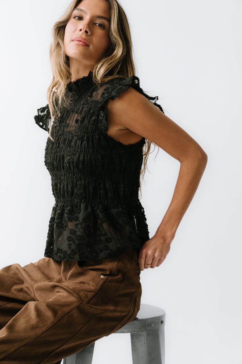 Kori Ruffle Lace Top - FINAL SALE