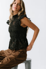Kori Ruffle Lace Top - FINAL SALE