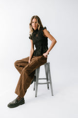 Kori Ruffle Lace Top - FINAL SALE