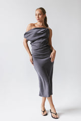 Malik Midi Dress in Navy - FINAL SALE