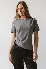 Stan Ruched Top in Grey - FINAL SALE