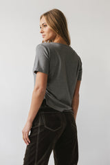 Stan Ruched Top in Grey - FINAL SALE