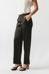 Camile Tapered Trouser in Black - FINAL SALE