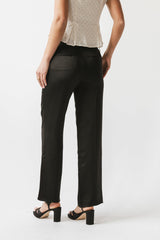Camile Tapered Trouser in Black - FINAL SALE