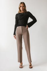 Brianna Ruffle Top in Black - FINAL SALE