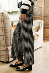 Constance Plaid Wide Leg Pants - FINAL SALE