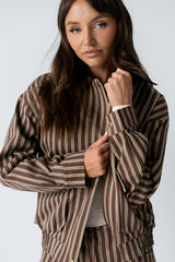 Carla Striped Utility Jacket - FINAL SALE