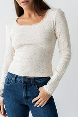 Archie Floral Top in Multi - FINAL SALE