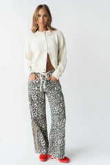 Kasen Knit Cardigan in Cream - FINAL SALE