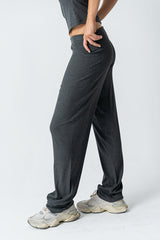 Jordanna Wide Leg Pants in Charcoal - FINAL SALE