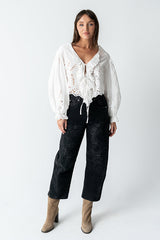 Lettie Embroidered Blouse - FINAL SALE