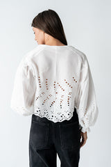 Lettie Embroidered Blouse - FINAL SALE