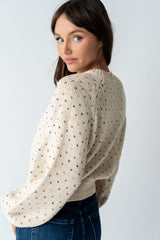 Sophie Knit Cardigan in Beige - FINAL SALE