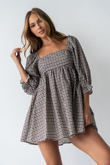 Wren Gingham Mini Dress - FINAL SALE