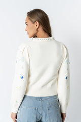 Brady Embroidered Sweater