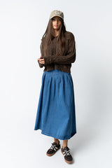 Lola Denim Midi Skirt - FINAL SALE