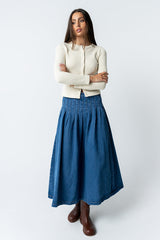 Lola Denim Midi Skirt - FINAL SALE