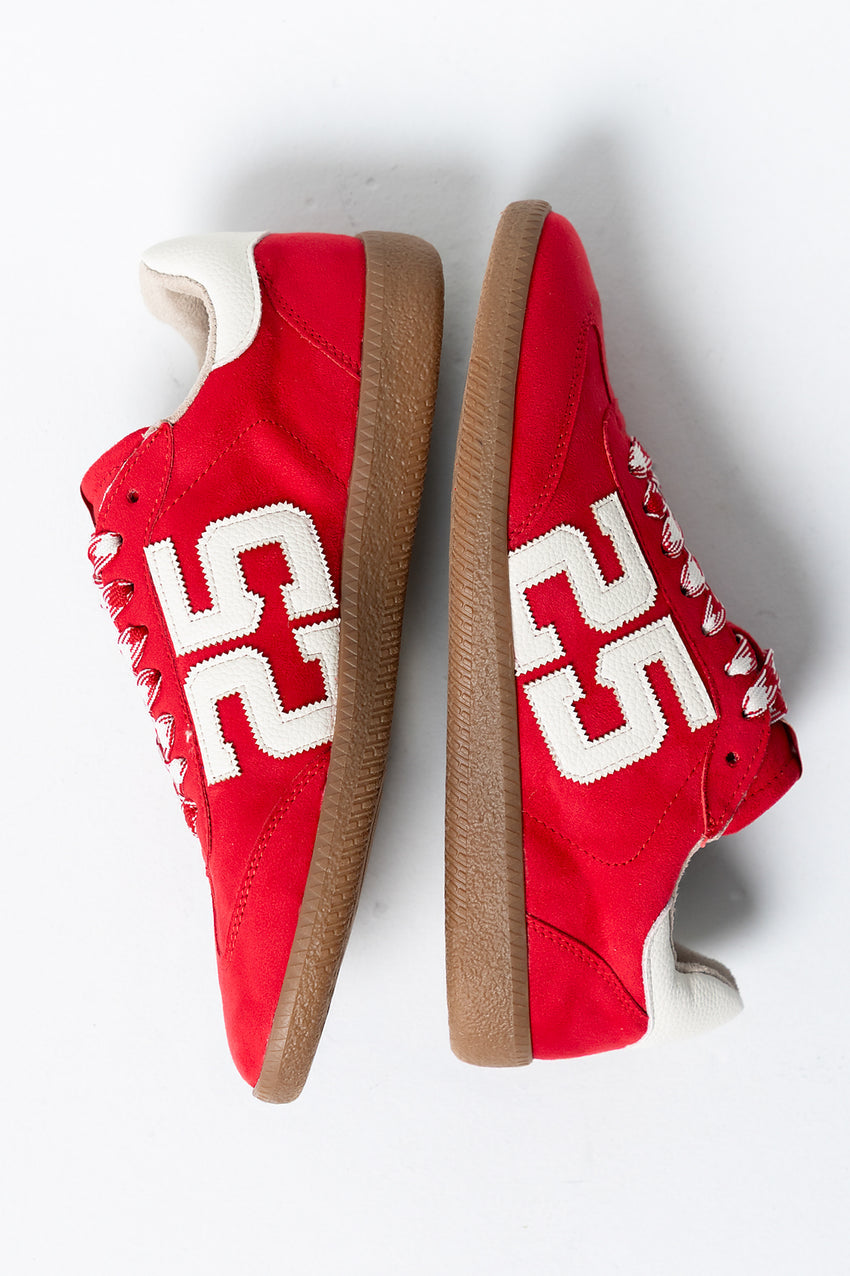 Kelly Retro Sneakers in Red - FINAL SALE