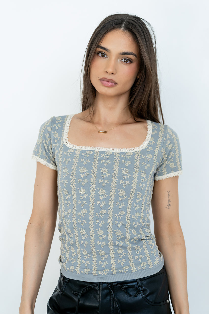 Kenzie Floral Top - FINAL SALE