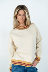 Marie Oversized Sweatshirt in Bone - FINAL SALE