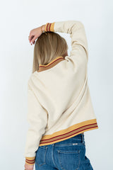 Marie Oversized Sweatshirt in Bone - FINAL SALE