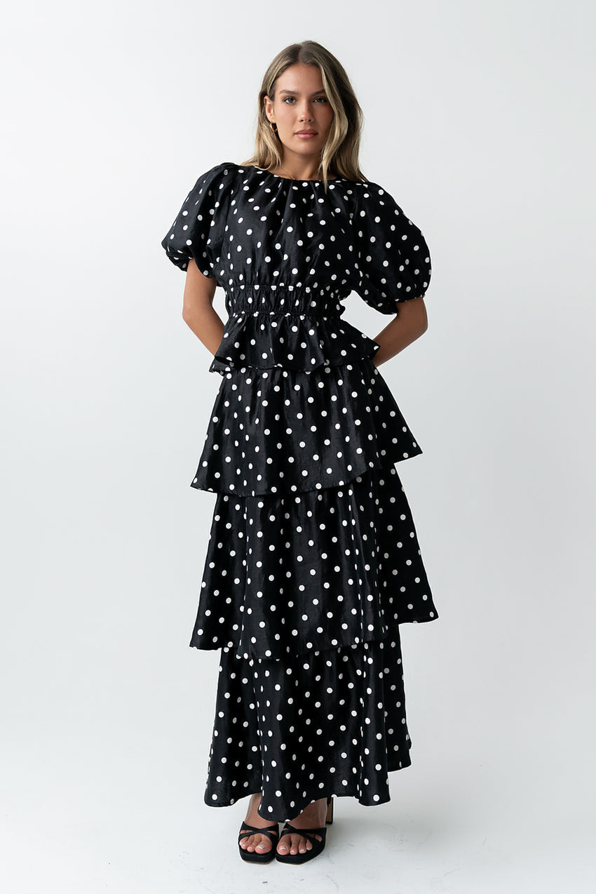 Terri Polka Dot Maxi Skirt - FINAL SALE