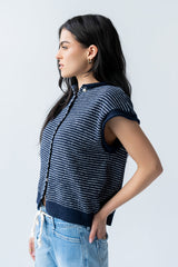 Clark Cardigan in Navy - FINAL SALE
