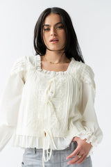 True Ruffle Blouse - FINAL SALE