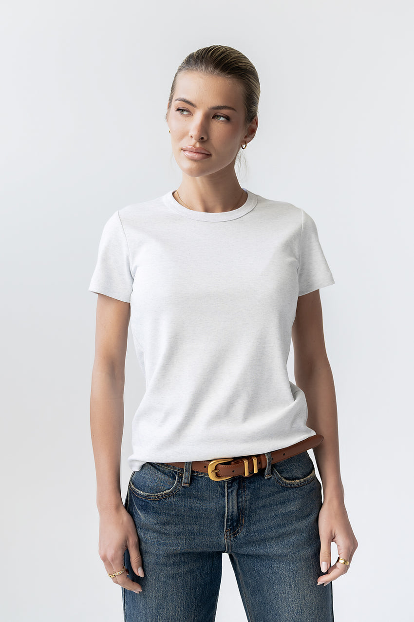 Mckenna T-Shirt in White - FINAL SALE