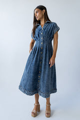 Annie Denim Midi Dress - FINAL SALE
