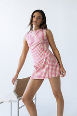 Brecken Gingham Mini Dress - FINAL SALE