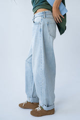 Tiana Barrel Jeans in Light Wash