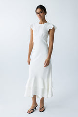 Mateo Floral Maxi Dress in Ivory