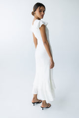 Mateo Floral Maxi Dress in Ivory