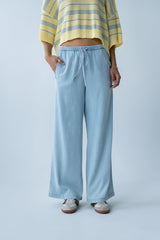 Banks Wide Leg Pants in Light Wash - FINAL SALE