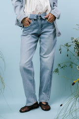 Karina Folded Straight Leg Jeans - FINAL SALE