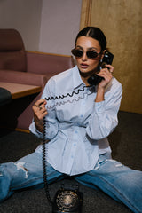 Hadley Striped Button Up - FINAL SALE