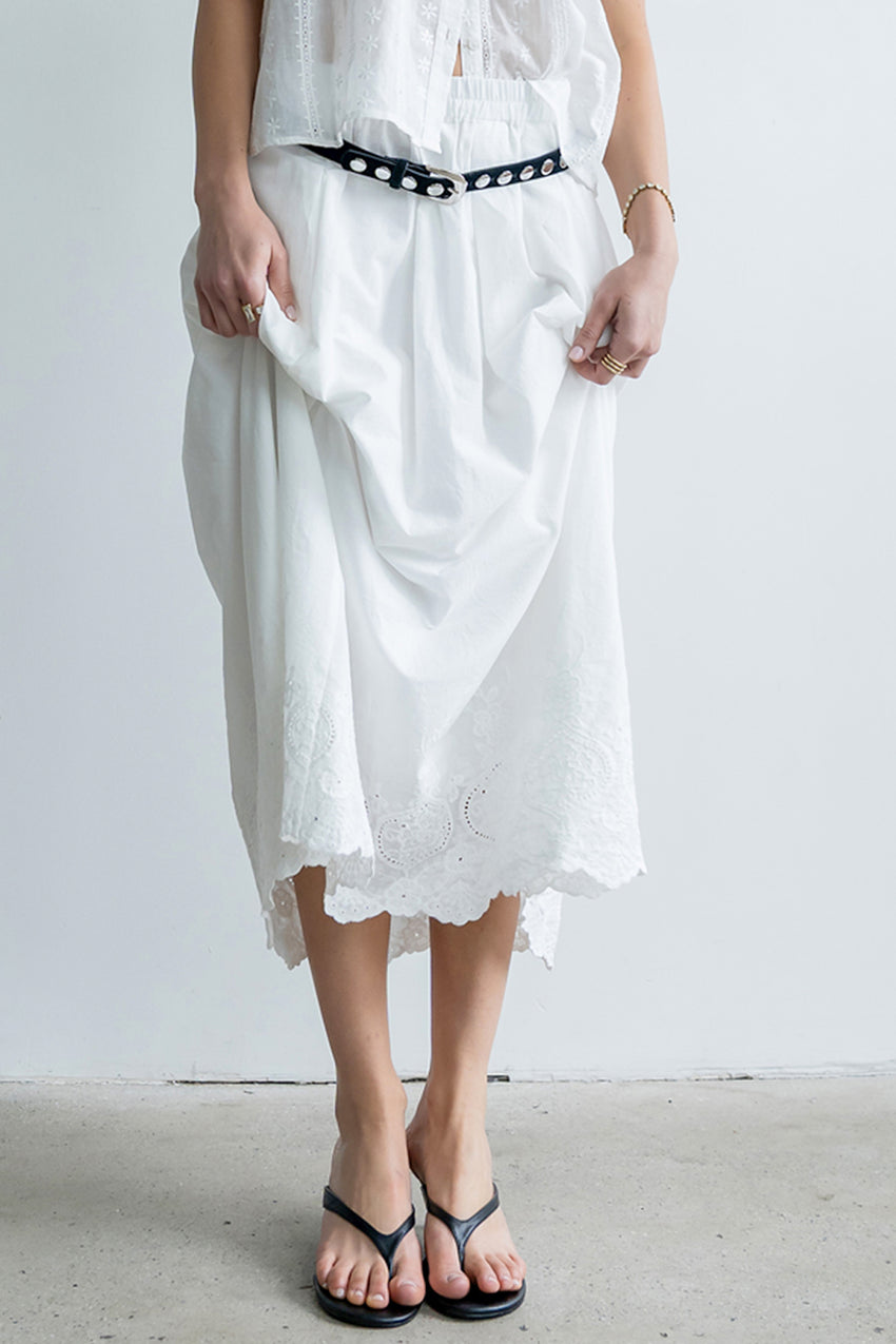 Chloe Embroidered Maxi Skirt - FINAL SALE