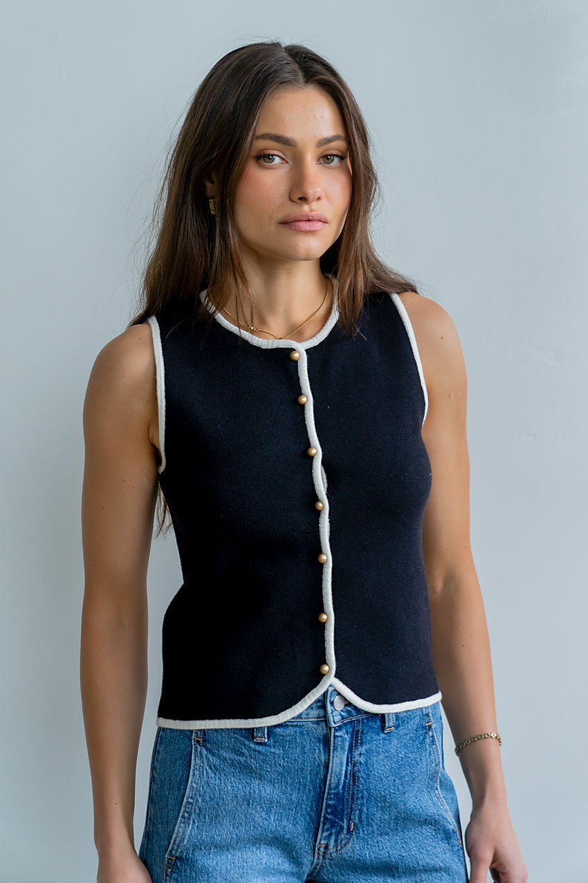 Tula Contrast Top - FINAL SALE