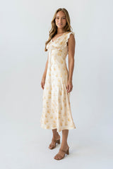 Tracey Maxi Dress in Yellow - FINAL SALE